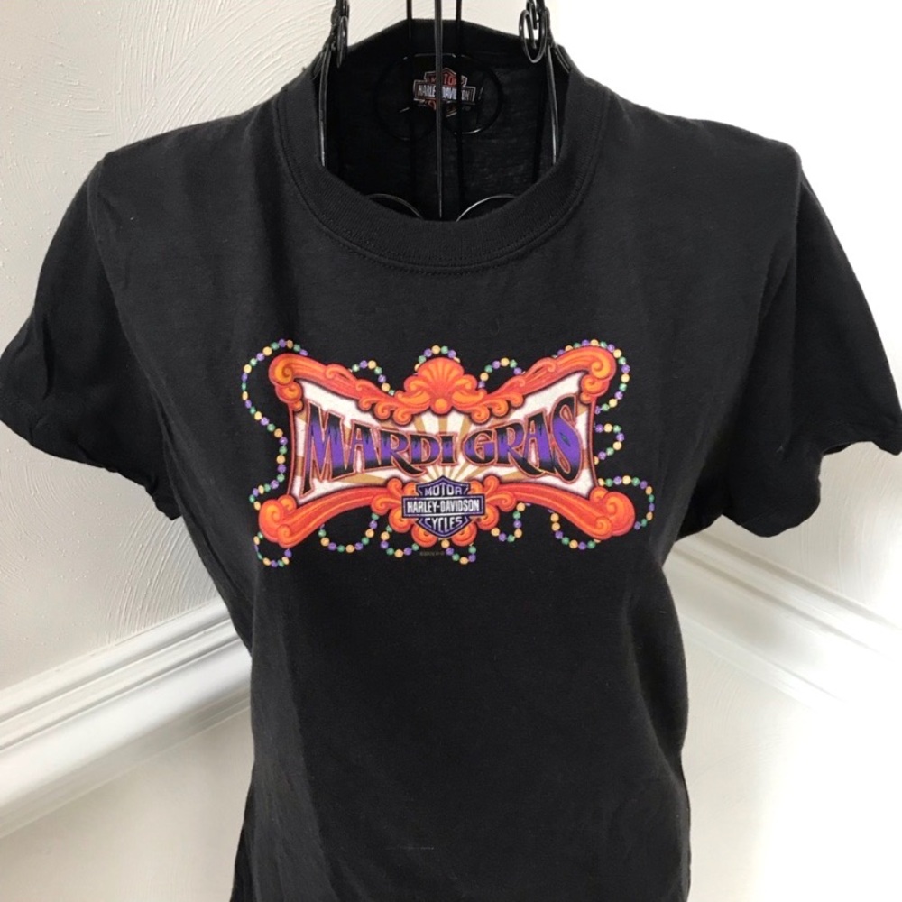 Harley-Davidson Mardi Gras New Orleans Tee Sz S - Picture 3 of 8